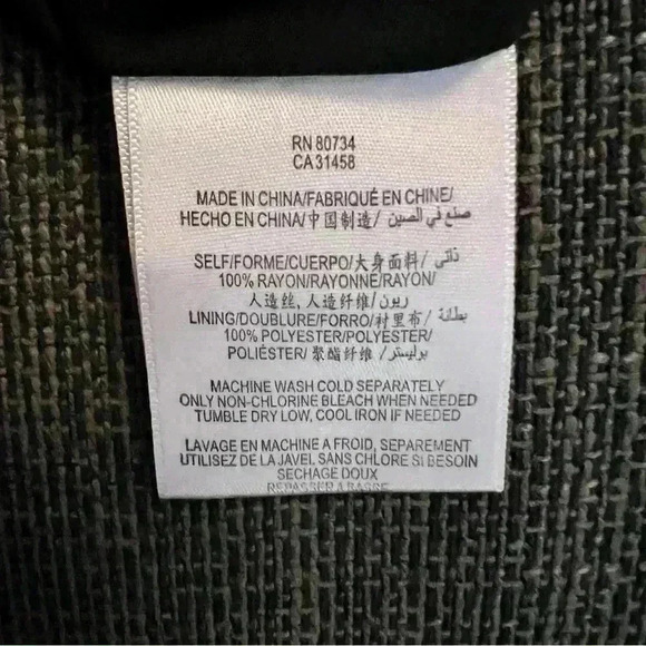 BCBGeneration Dress Size 4, One Shoulder Blue Black Polka Dot Ruffle EUC - Picture 5 of 5